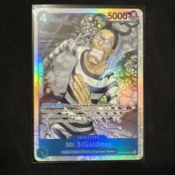Mr. 3 (Galdino) OP16-056 Character Foil English 4C 5000 - Image 1