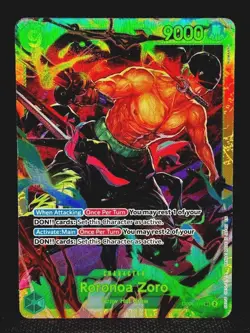 Roronoa Zoro OP06-118 SEC Premium Booster The Best Volume 2 One Piece NM - Image 1