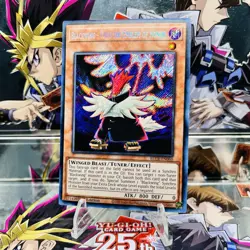 Yugioh Blackwing - Vayu the Emblem of Honor BLCR-EN060 Secret Rare 1st Near Mint - Image 1