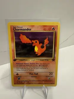 1st Edition Dark Charmander 50/82 - Team Rocket - Pokemon Card - NM - Image 1