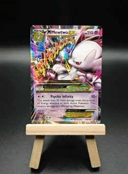 Mega Mewtwo EX 64/162 - Full Art Holo - Breakthrough Set Pokemon Card - LP+ - Image 1