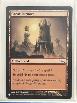 MTG Great Furnace NM Mirrodin Magic: The Gathering Card - Image 1