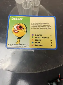 1999 Monster Rancher Collectible Card Game Toy Inserts Looker - Image 1