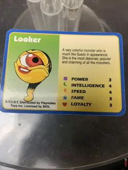 1999 Monster Rancher Collectible Card Game Toy Inserts Looker - Image 2