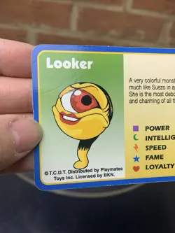 1999 Monster Rancher Collectible Card Game Toy Inserts Looker - Image 4
