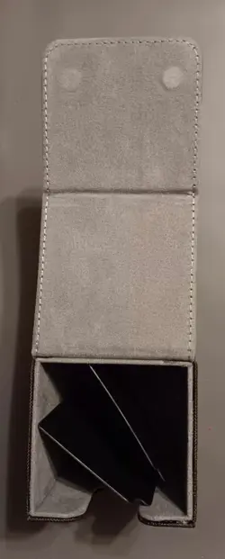 Premium PU Leather Card Deck Box Holds 100+ w/2 Dividers for Collectible Trading - Image 5