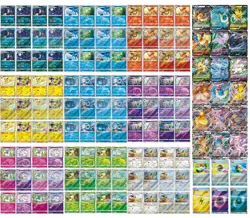2025 pokemon S-chinese gem pack2 cbb2c Eevee Evolution （132 card set） Holo NM - Image 1