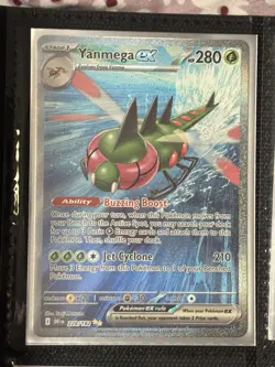 Pokemon TCG Yanmega EX Sir 228/182 Sv10: Destined Rivals Holo Card Near Mint - Image 1