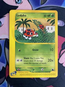 Pokemon Card - Ledyba Skyridge 73/144 Common NM - Image 1