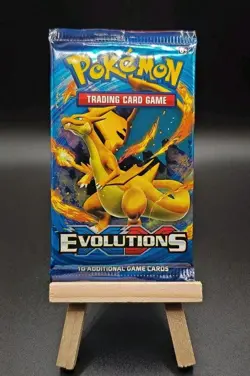 Pokemon "Evolutions" 10-Card Sealed Booster Pack (Mega Charizard) X1 - Image 1