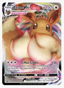 Shining Fates Eevee VMAX ETB PROMO NM+ Pokemon Card Full Art - Image 1