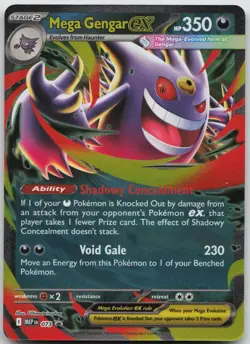 Mega Gengar ex 073 Holo Promo ME: Mega Evolution Promo Pokemon NM/M - Image 1