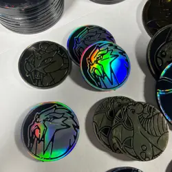 Pokemon TCG Collectible Coin Lot 50+ Mixed Holo & Standard Tokens - Image 2