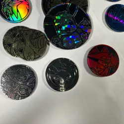 Pokemon TCG Collectible Coin Lot 50+ Mixed Holo & Standard Tokens - Image 4