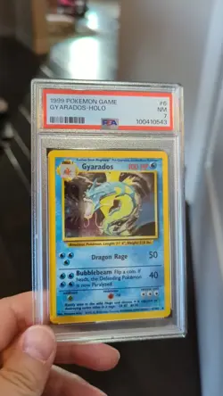 Pokemon TCG Gyarados Base Set Unlimited Holo 6/102 PSA 7 - Image 2
