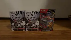 Pokemon White Flare & Chaos Rising Booster Bundle Lot (3 Sealed Bundles) - Image 1