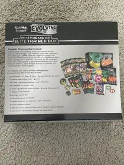 POKEMON CENTER Evolving Skies Elite Trainer Box SEALED (Umbreon Art) w/AEGIS - Image 2