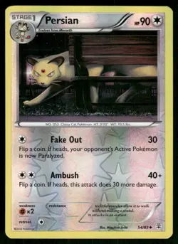 2016 Pokemon Persian Uncommon Generations 54/83 Reverse Holo HP - Image 1