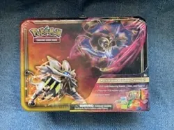 2017 Pokemon Collector Chest Sun and Moon New Factory Sealed Lunch Box - Image 1