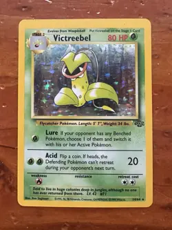 Pokemon TCG Victreebel Jungle 14/64 Holo Unlimited Holo Rare - Image 1