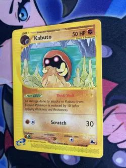 Pokemon TCG English Card eReader Skyridge Kabuto 37/144 UnCommon NM - Image 3