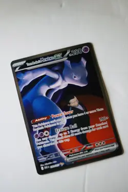 Pokemon Team Rocket's Mewtwo EX 281/217 SIR MINT CONDITION Ascended Heroes - Image 1