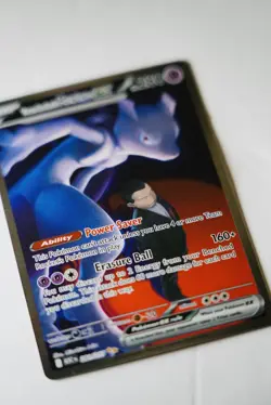 Pokemon Team Rocket's Mewtwo EX 281/217 SIR MINT CONDITION Ascended Heroes - Image 2