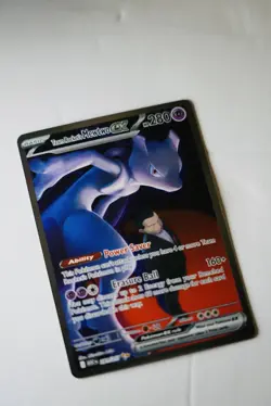 Pokemon Team Rocket's Mewtwo EX 281/217 SIR MINT CONDITION Ascended Heroes - Image 4