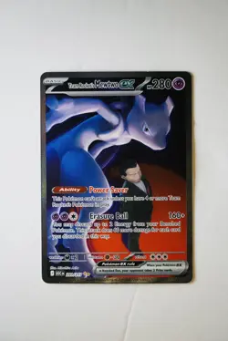 Pokemon Team Rocket's Mewtwo EX 281/217 SIR MINT CONDITION Ascended Heroes - Image 5