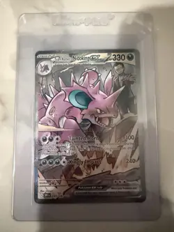 Pokemon TCG Team Rocket’s Nidoking ex 233/182 SIR Destined Rivals NM - Image 2