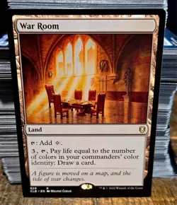 magic the gathering - War Room - Land - Rare - Draw Card - Colorless - Image 1