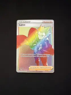 Lance 206/195 Pokemon Sword & Shield Silver Tempest 2022 Holo Rainbow Rare 🌈 - Image 1