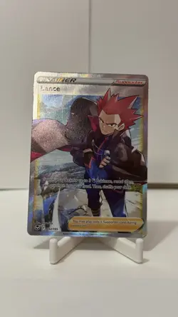 Lance 192/195 Ultra Rare Silver Tempest Pokemon Near Mint - Image 1