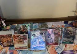 One Piece TCG ST30-001 Luffy & Ace Alt Art Leader + ST30 Deck + 9 BONUS ALT ARTS - Image 1