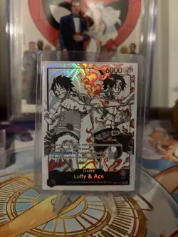 One Piece TCG ST30-001 Luffy & Ace Alt Art Leader + ST30 Deck + 9 BONUS ALT ARTS - Image 2