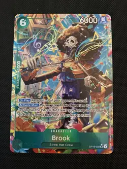 One Piece Brook (Alternate Art) OP15-032 Adventure on Kami's Island Foil - Image 1