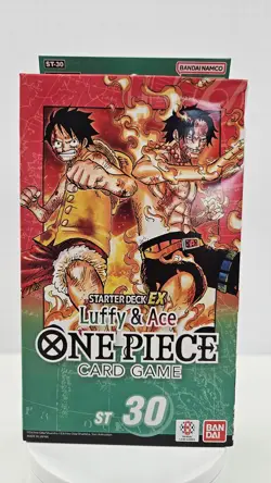 One Piece: Luffy & Ace (ST-30) Starter Deck EX W/Bonus Pack《Factory Sealed》🔥 - Image 1
