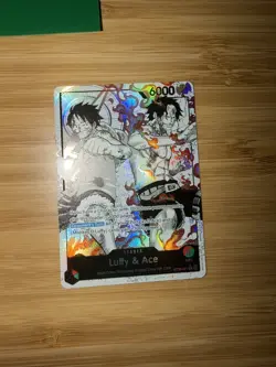 Luffy & Ace Leader ST30-001 Alt Art Leader English | One Piece plus base leader - Image 2