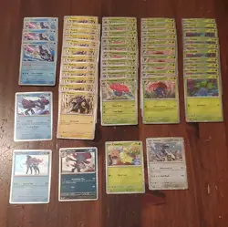 Pokemon TCG 50 Card ALL COSMOS Holo Lot English near mint condition. - Image 1