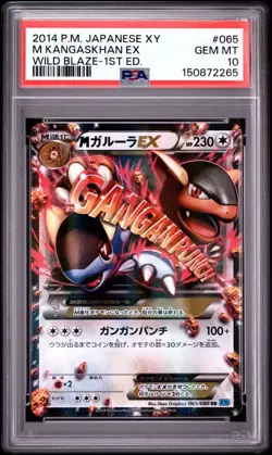 PSA 10 M Kangaskhan EX 065/080 RR XY2 Wild Blaze Pokemon Card - Image 1