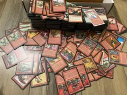 Mtg 1200 (!) Card Lot [c6] Lots Of Red Cards* Variety In Sets - Image 1