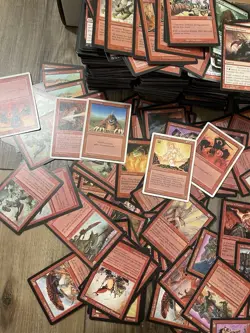 Mtg 1200 (!) Card Lot [c6] Lots Of Red Cards* Variety In Sets - Image 3