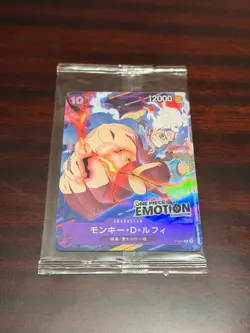 One Piece Card Game JP Monkey D Luffy Emotion Exhibition P-041 PROMO SEALED - Image 1