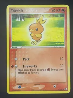 Pokemon TCG Torchic Ruby & Sapphire 73/109 Regular LP - Image 1