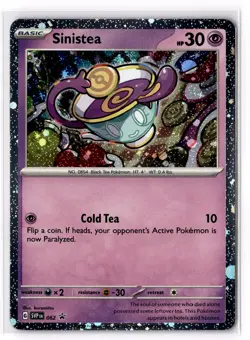 Sinistea 062 SV: Scarlet & Violet Promo Cards Holofoil NM - Image 1