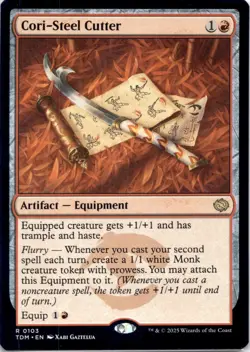 Cori-Steel Cutter TDM #103 Rare Tarkir: Dragonstorm Magic: The Gathering NM - Image 1