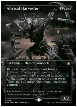 Foundations #316 Abyssal Harvester (Borderless) Foil - Image 1
