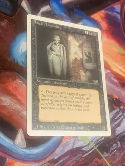 1994 Magic: The Gathering - Revised(3rd) - ROYAL ASSASSIN Vintage Rare NM - Image 3