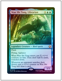 Wan Shi Tong, Librarian, Foil, Avatar, Magic the Gathering MTG NM - Image 1
