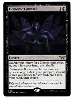 Demonic Counsel Duskmourn: House of Horror Regular - Image 1
